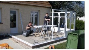 monter une veranda en kit