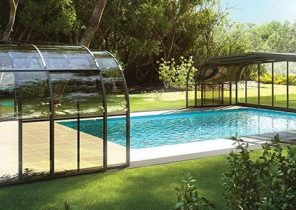 prix abri piscine veranda rideau