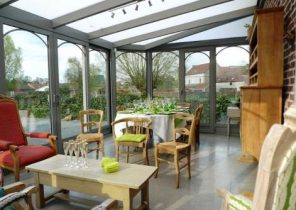 dorche veranda bois-alu