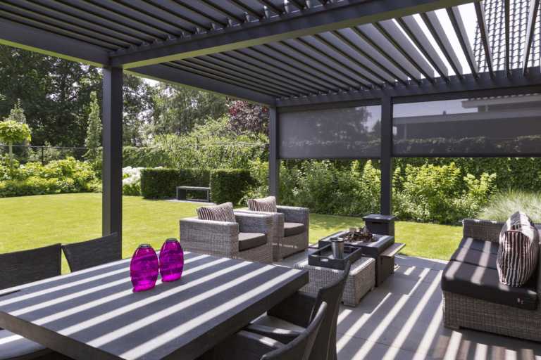 luxe veranda tuin
