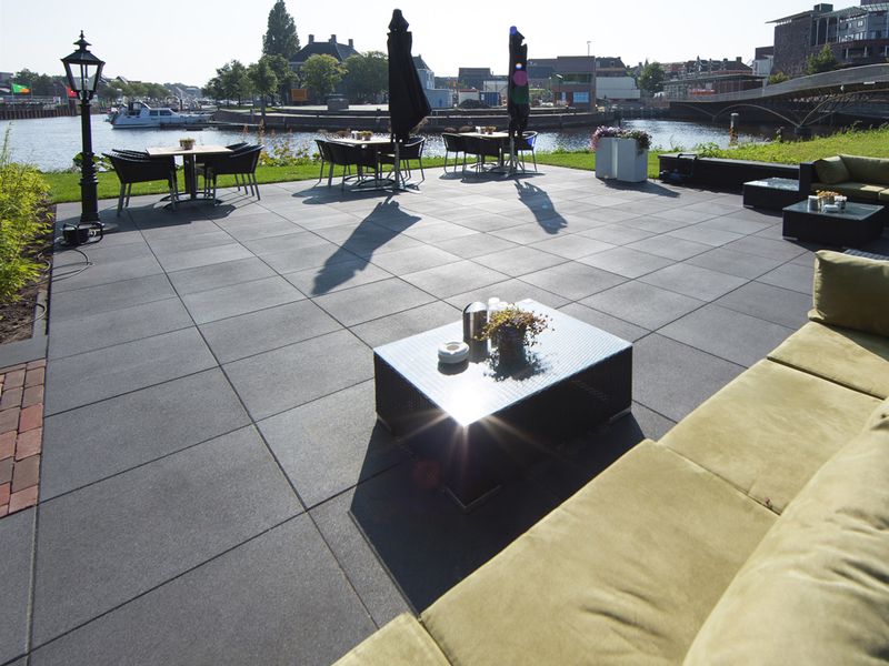 betontegel veranda