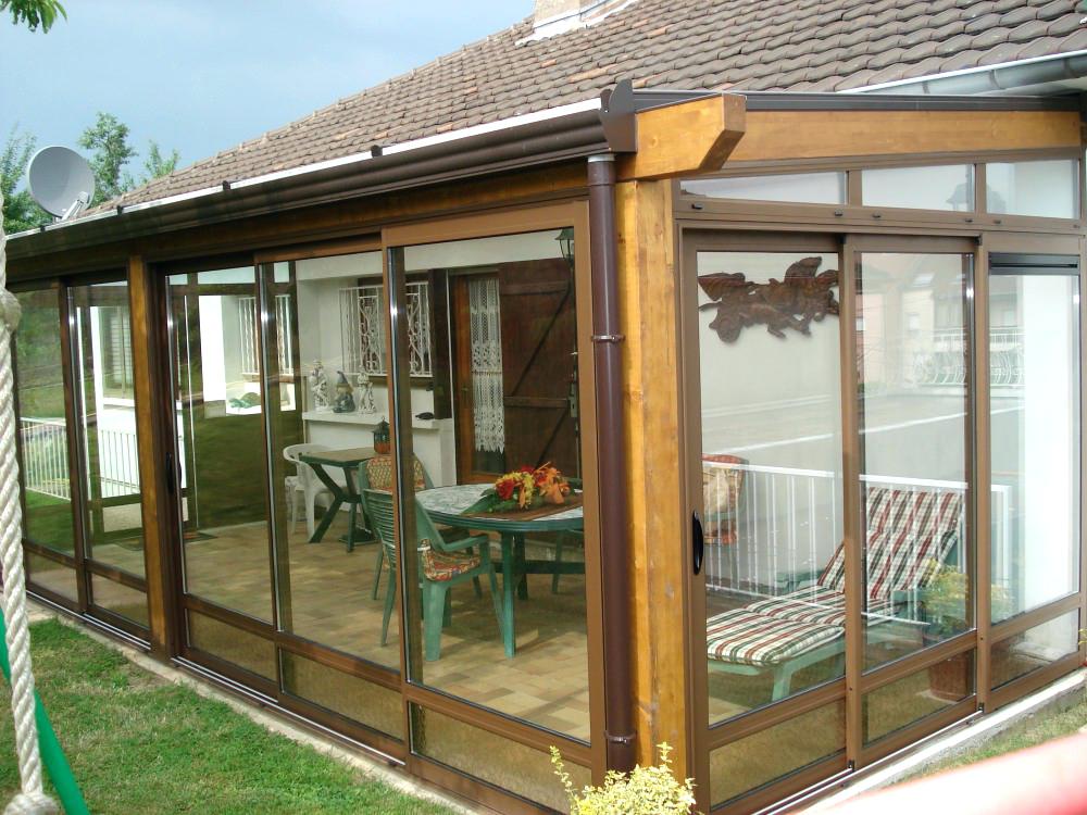 veranda bois haut rhin