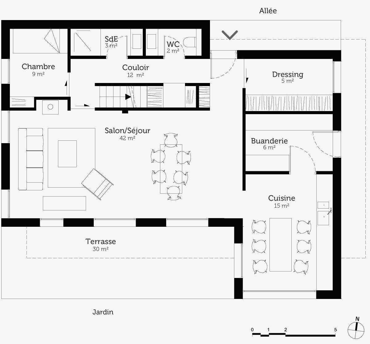 maison veranda plan