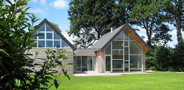 veranda ossature bois finistere