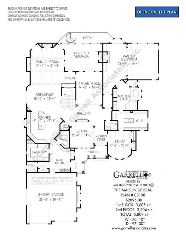 maison veranda plan