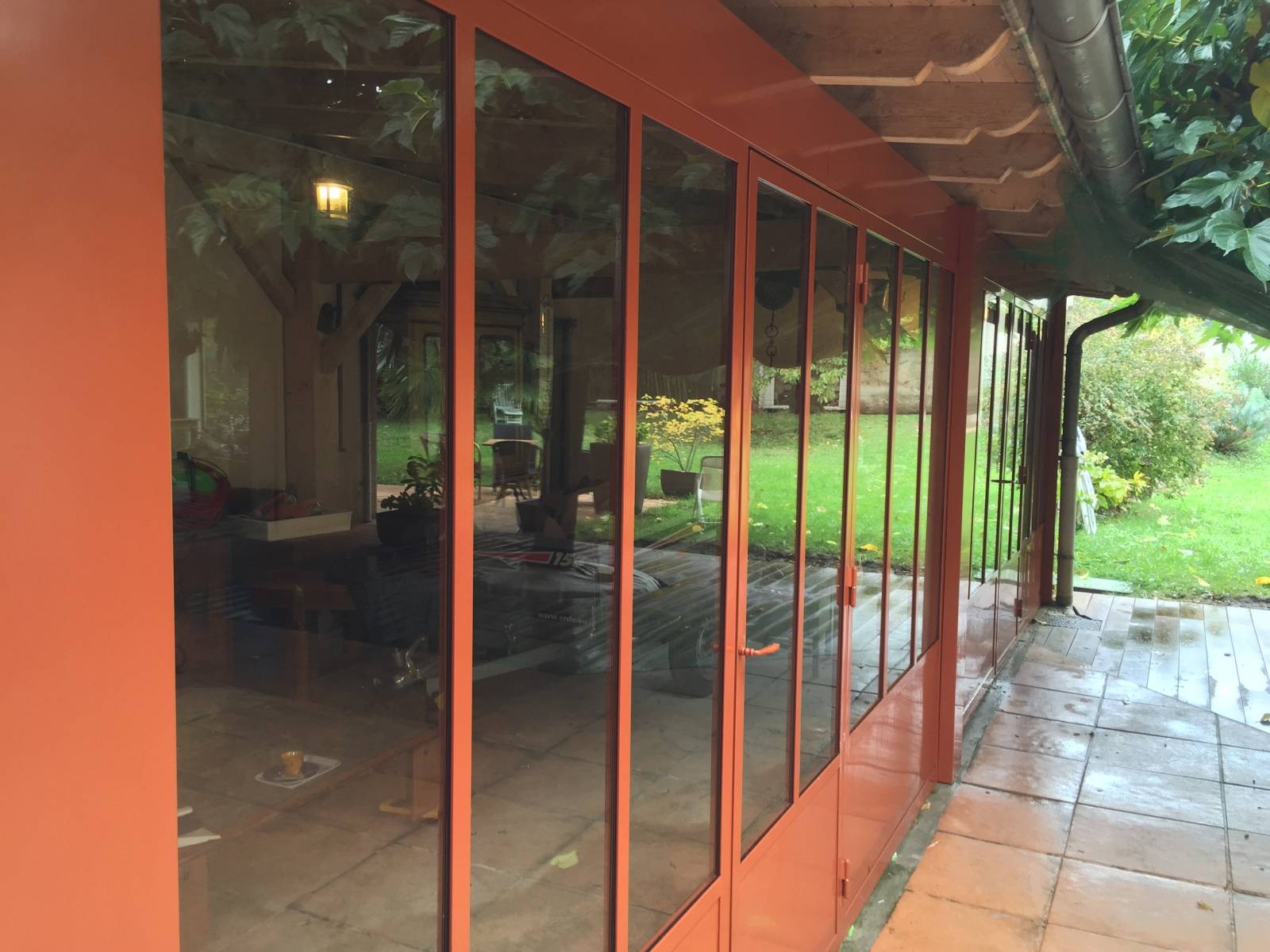 veranda acier lyon