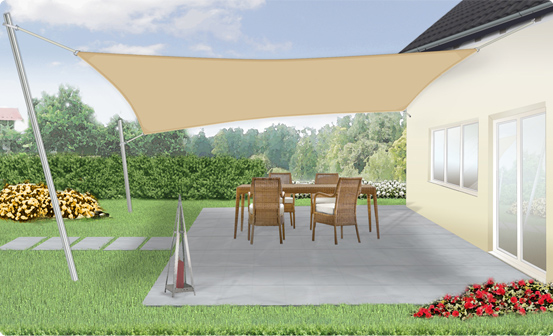 toile d'ombrage pour veranda
