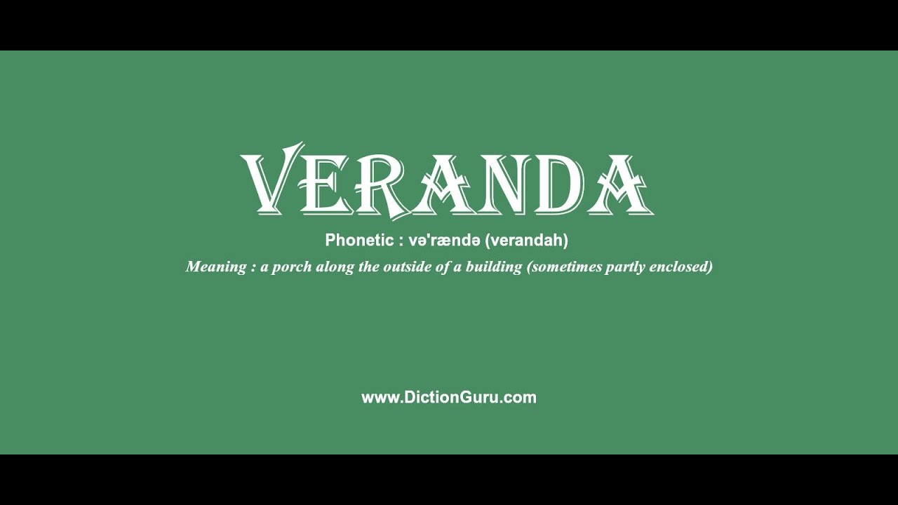 veranda definition synonyms