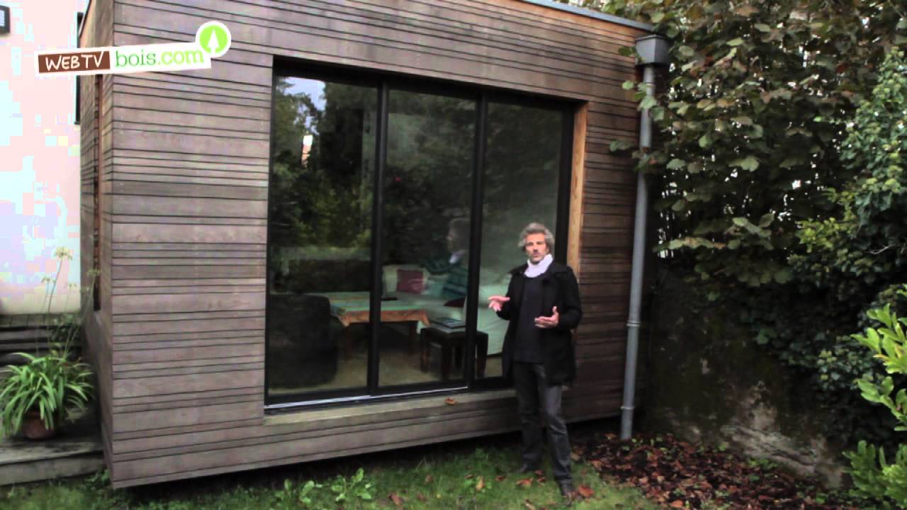 veranda cube bois