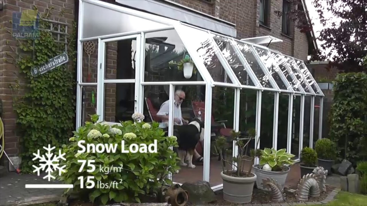 veranda bois et polycarbonate