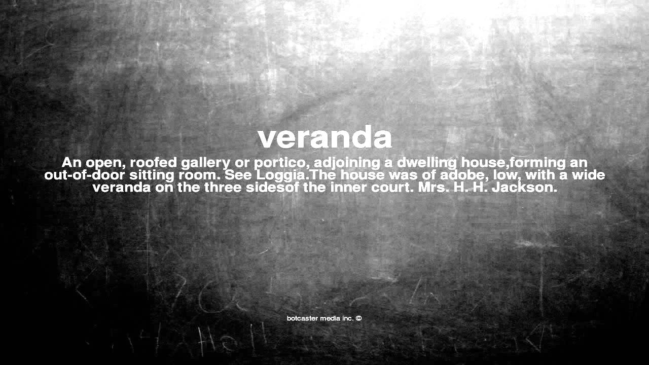 veranda def