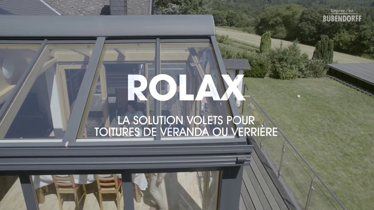 volet roulant pour toiture de veranda