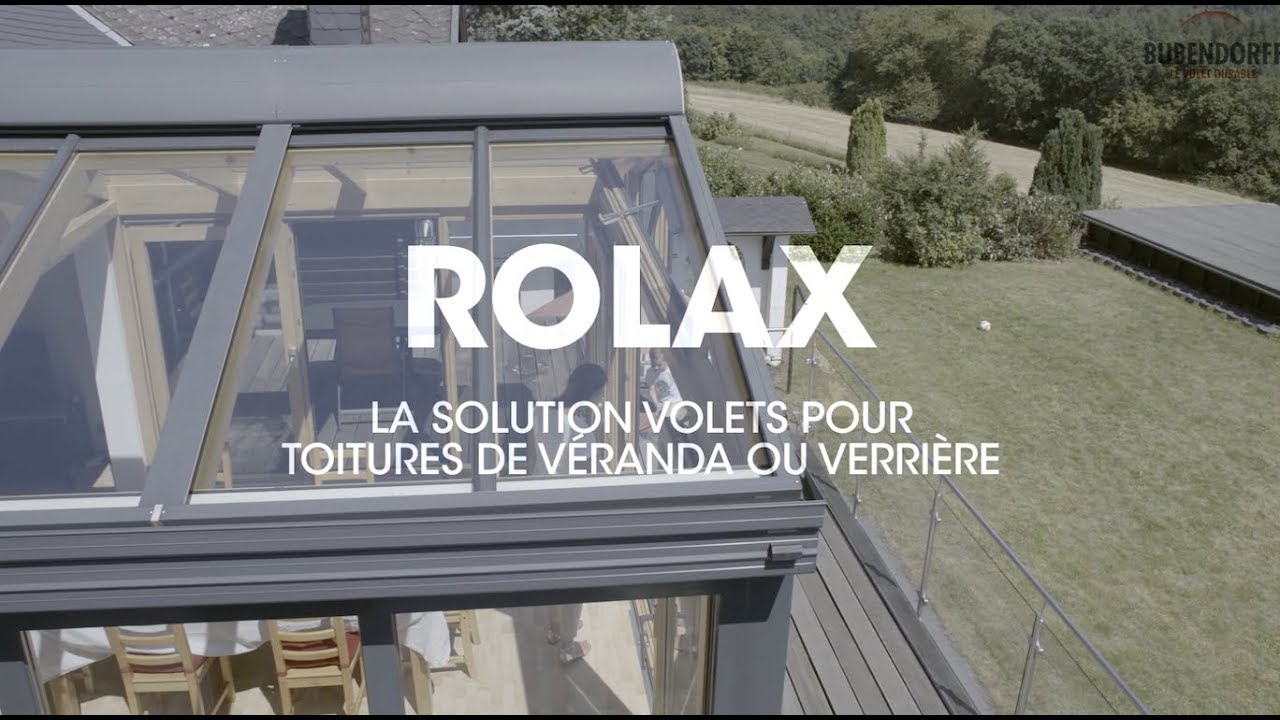 volet roulant de toiture de veranda