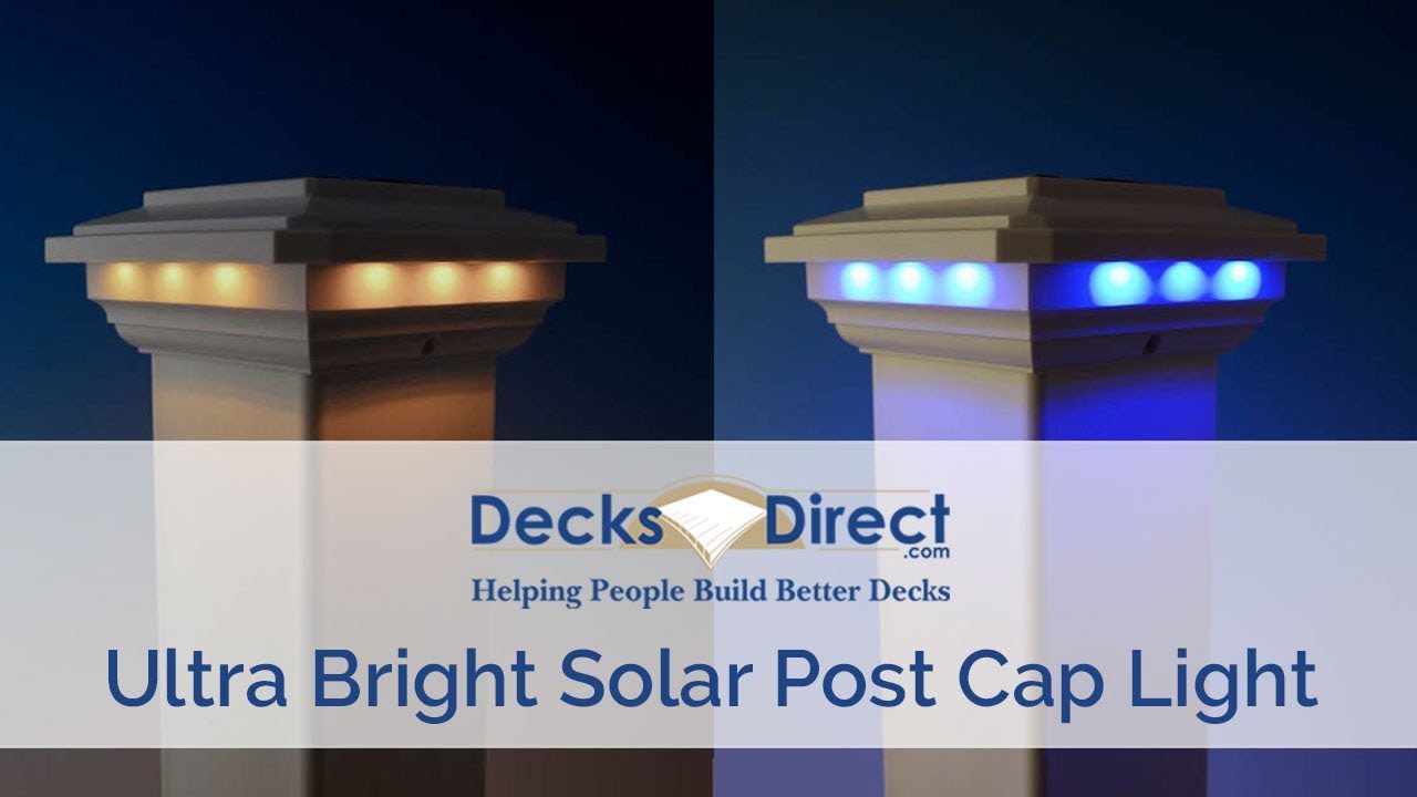 veranda solar light post cap review