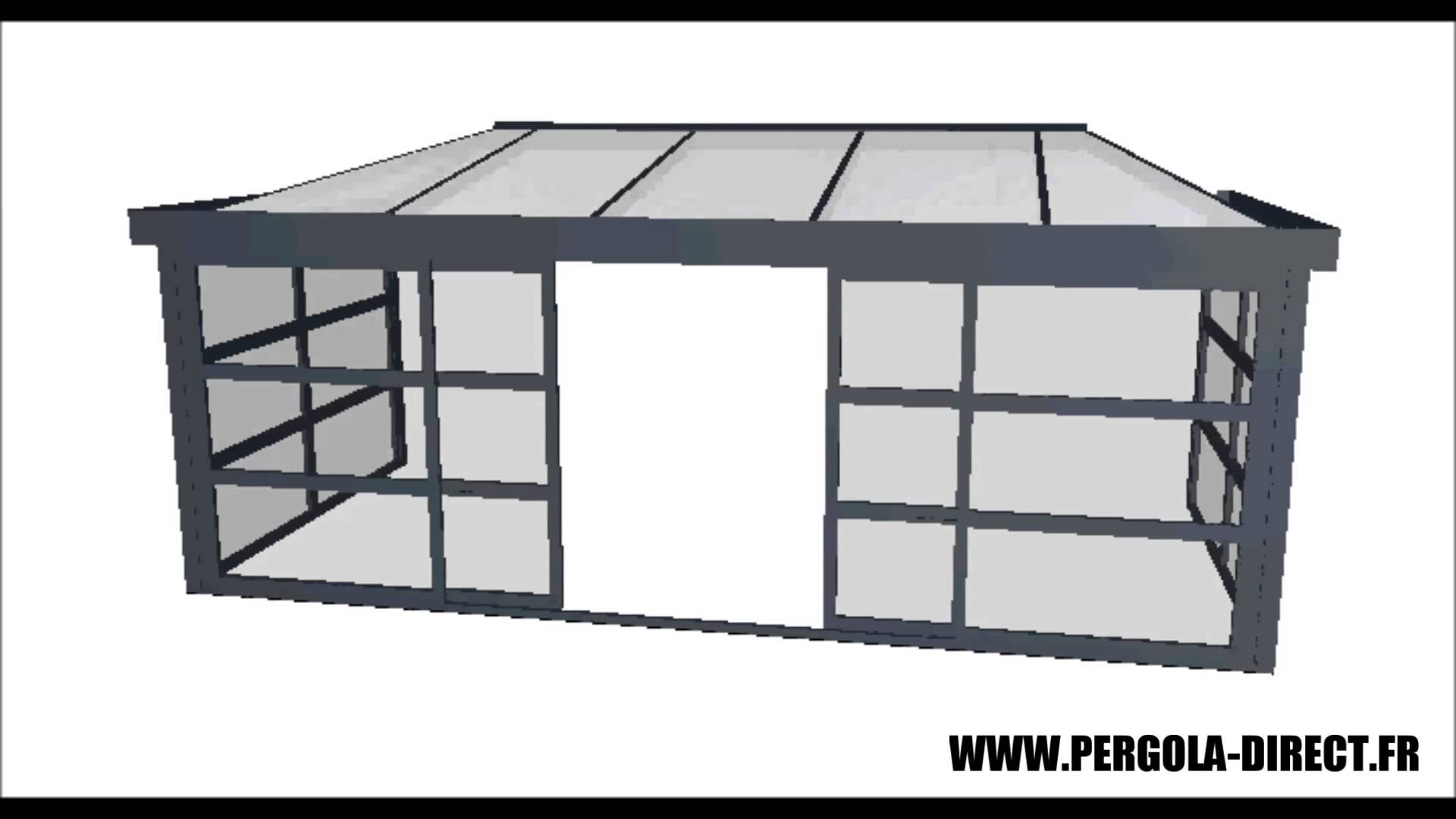 veranda en kit aluminium