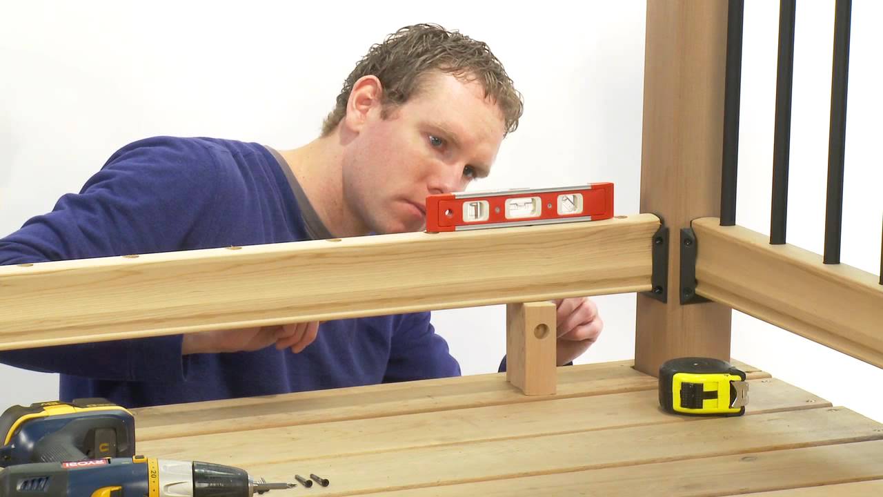 veranda deck rail kit - rectangular balusters