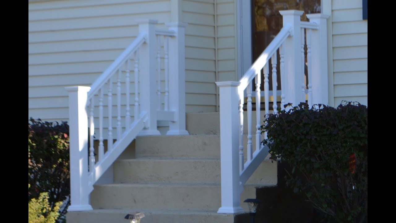 veranda traditional stair kit installation