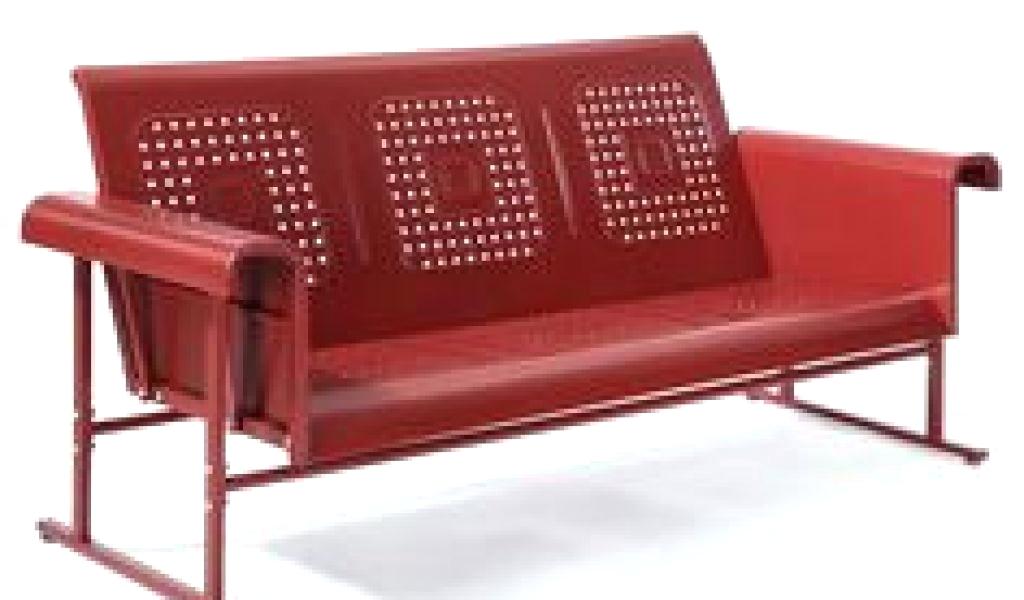 veranda metal glider