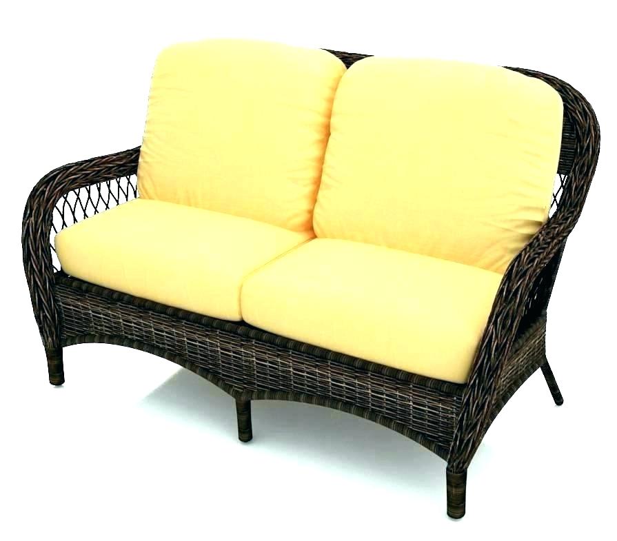 veranda metal patio sofa glider