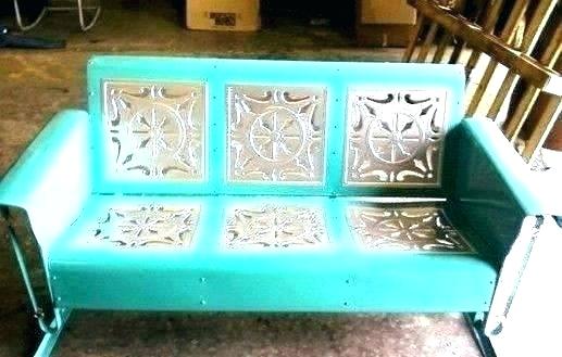 veranda metal glider