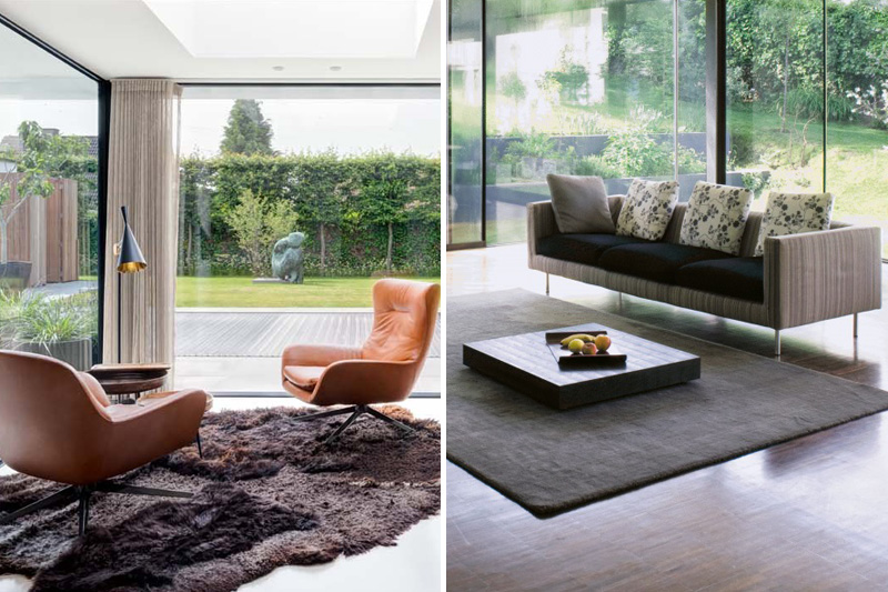 veranda moderne interieur