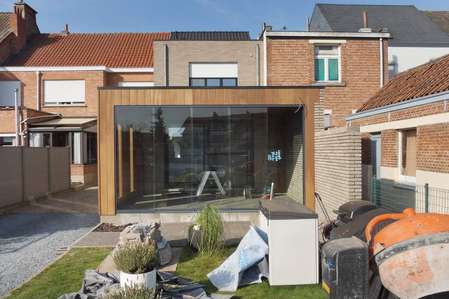 moderne veranda's hout
