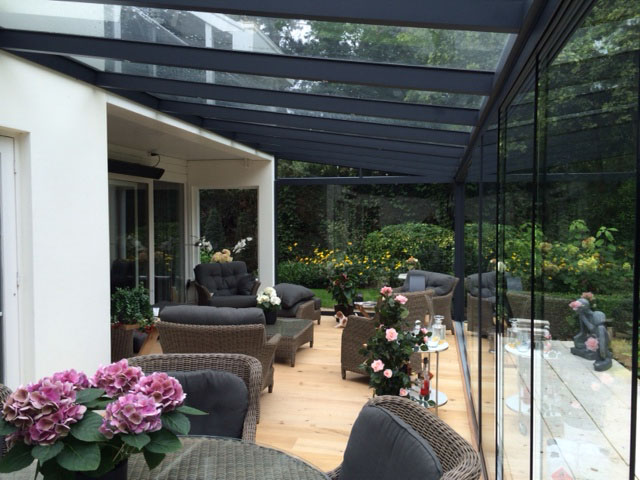 moderne veranda inrichting