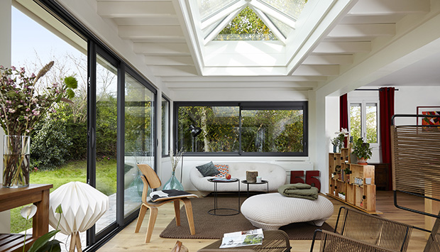 extension veranda contemporaine