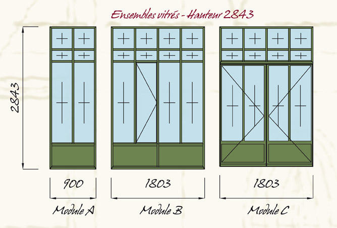porte veranda acier