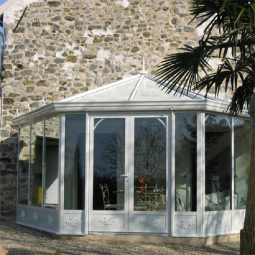 vÃ©randa en aluminium thermolaquÃ©