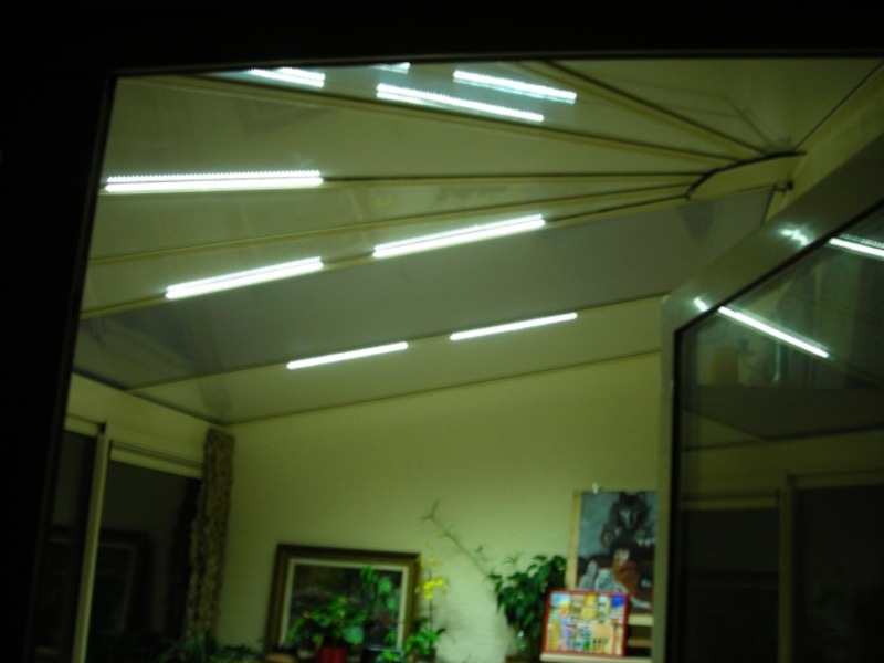 eclairage led pour veranda