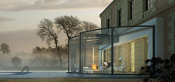 glass veranda design