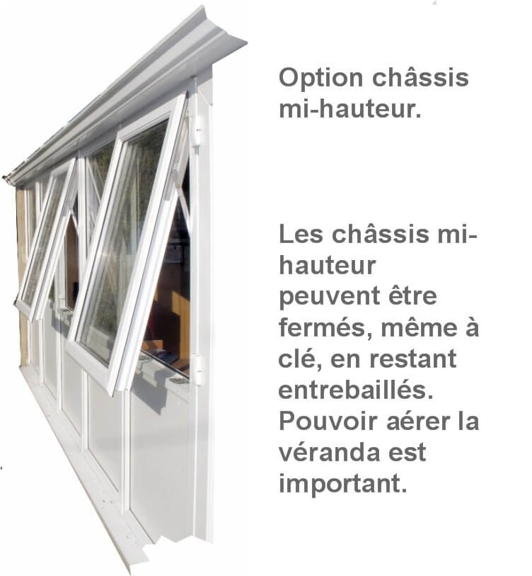 veranda hauteur max
