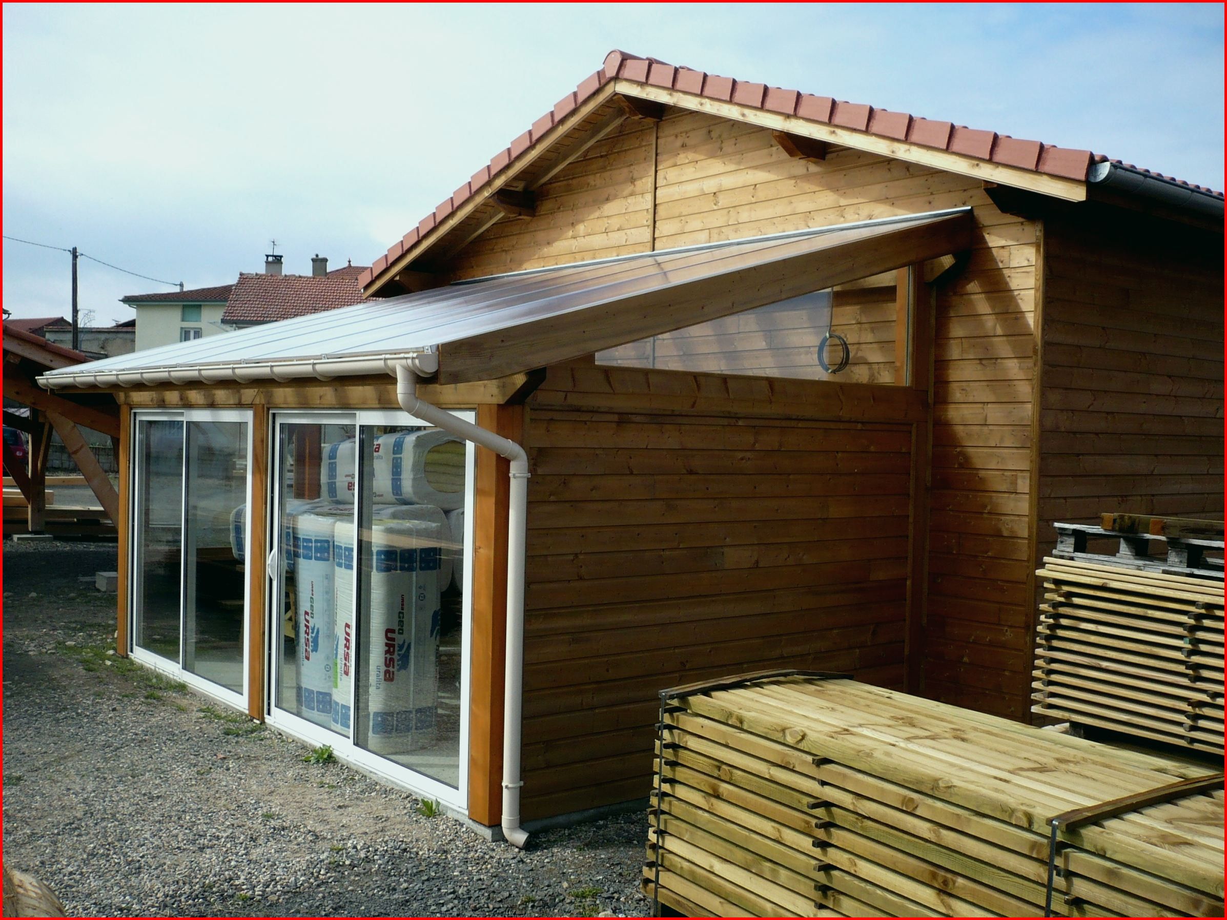 veranda ossature bois en kit
