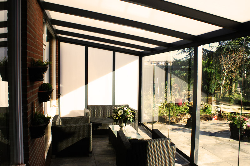 alu veranda zelfbouw