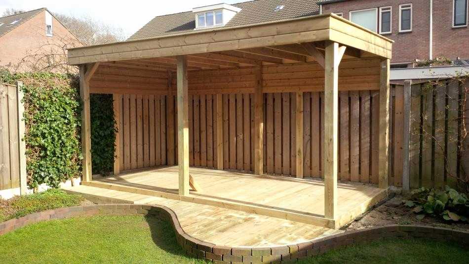 betonpoer veranda