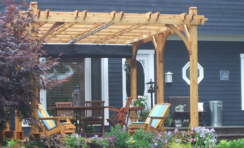 veranda and pergola definition