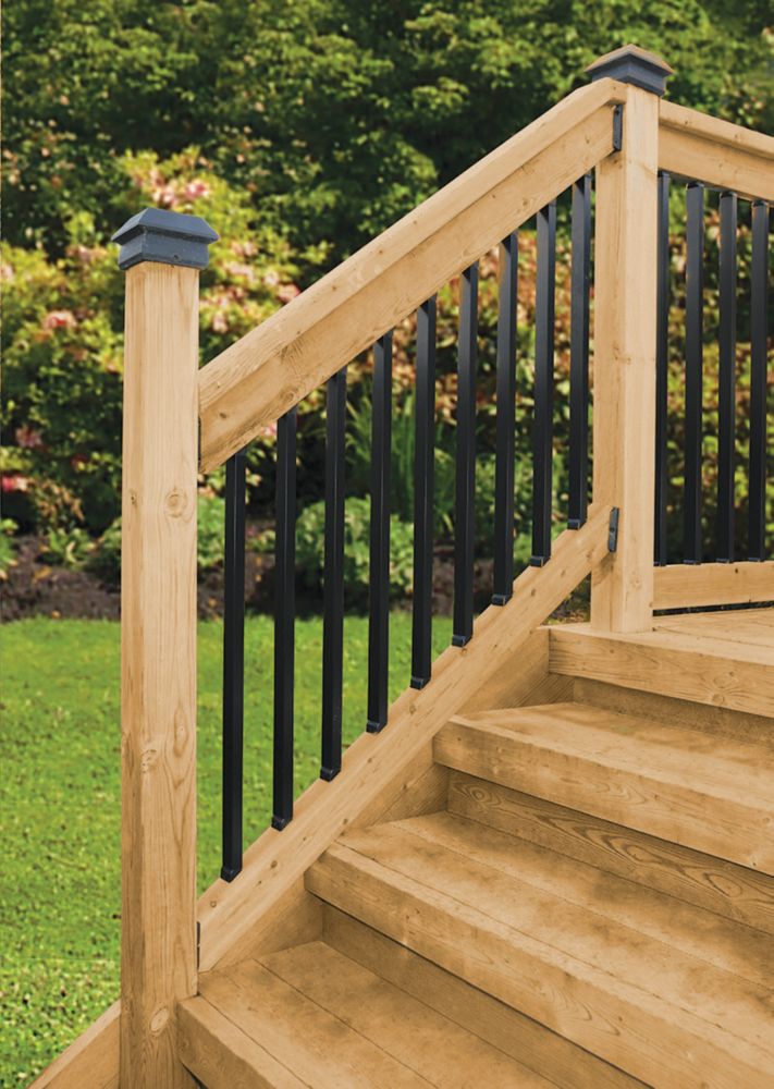 veranda stair rail kit - baroque balusters