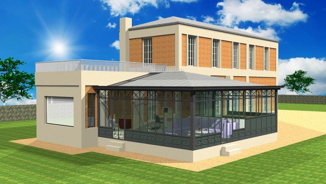 veranda style atelier artiste