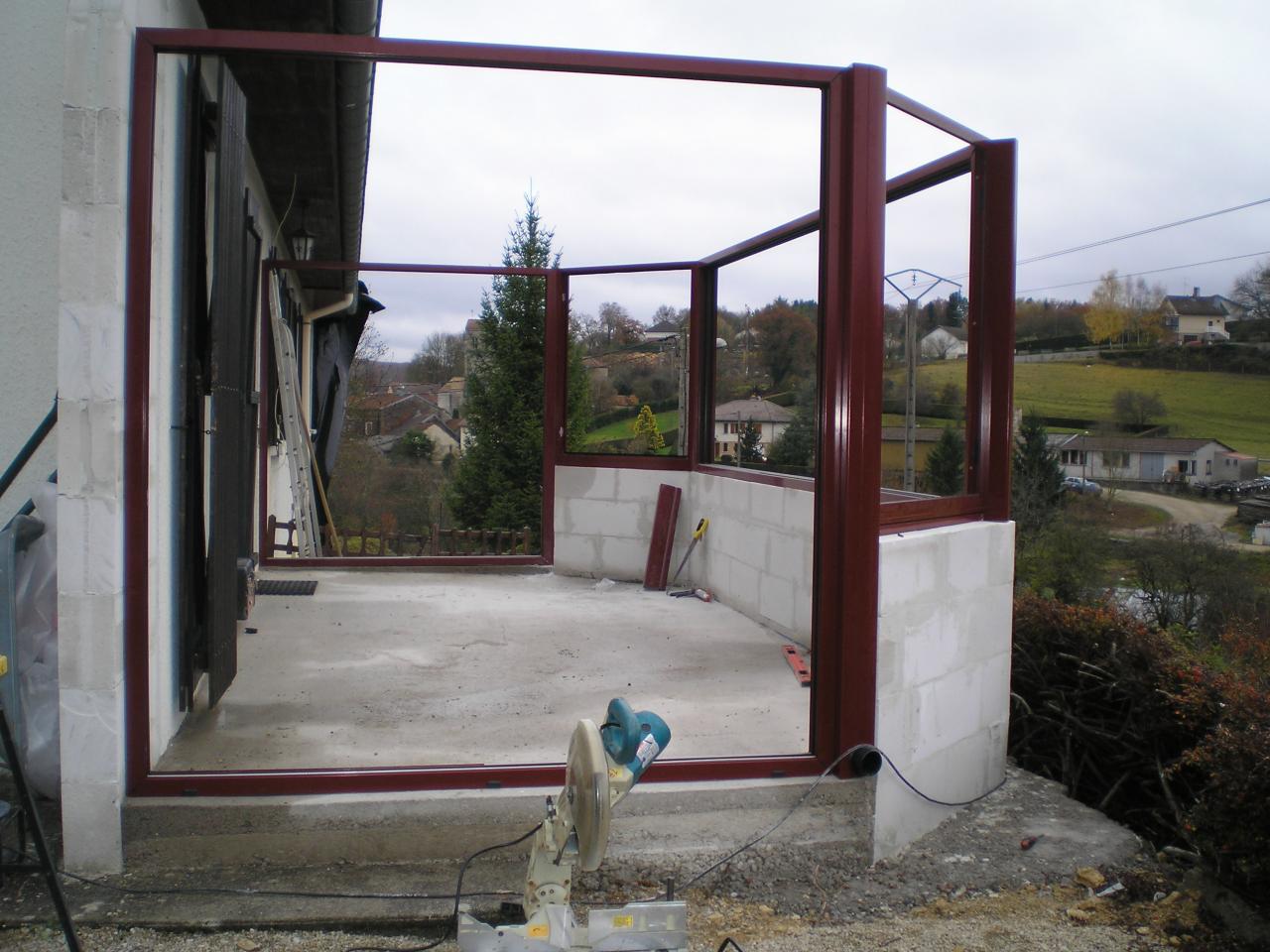 veranda en bois castorama