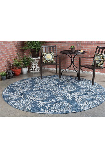 veranda floral area rug