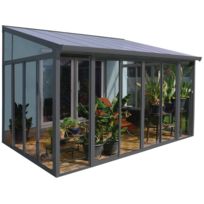 table pour veranda en verre