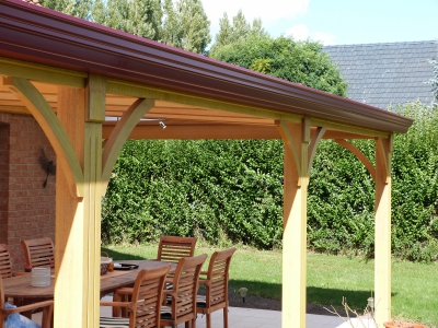 veranda pergola bois