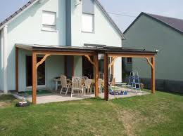 veranda en bois ouverte