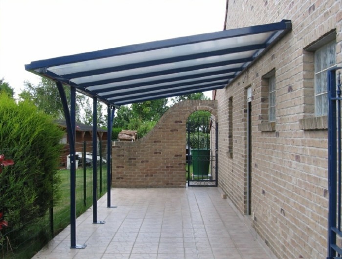 veranda aus metall
