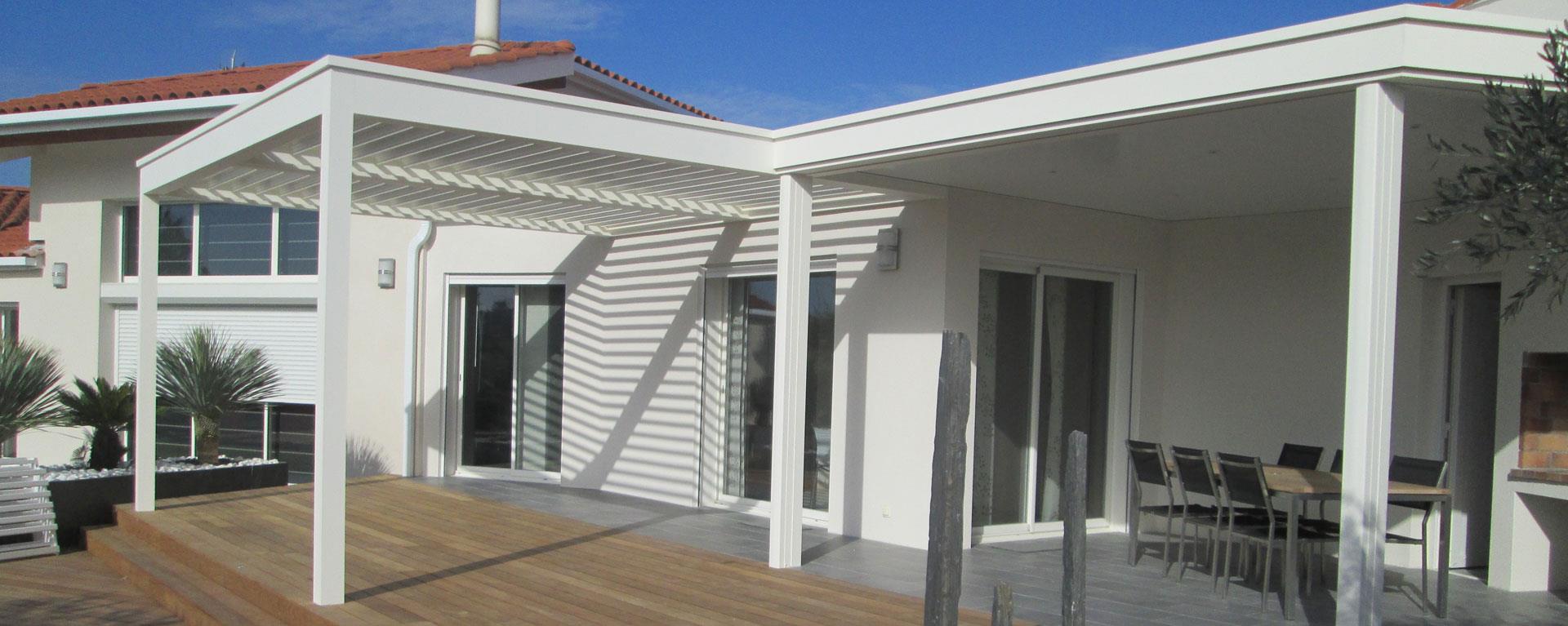veranda bioclimatique plan