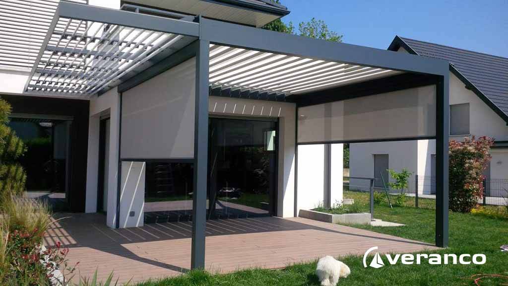 veranda bioclimatique plan