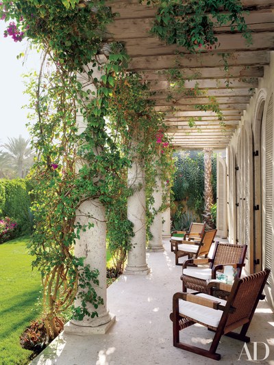 veranda style pergola