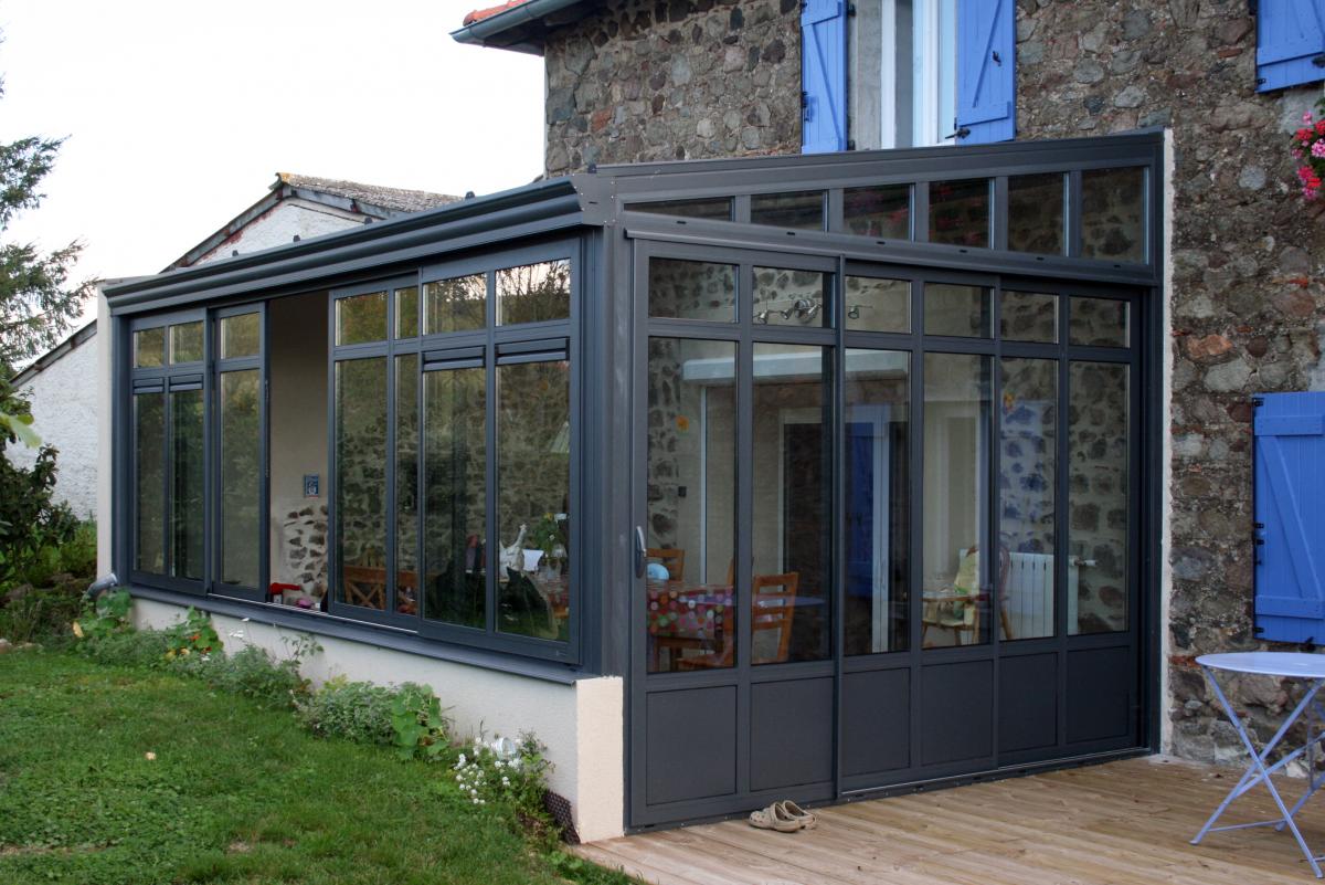 veranda sur maison traditionnelle