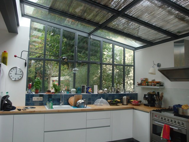 modele veranda avec cuisine